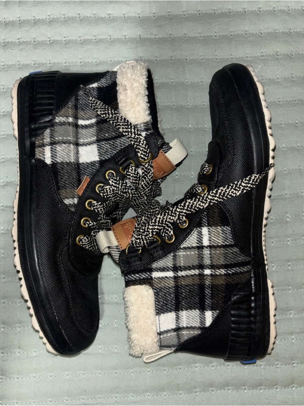 Keds Scout III Women’s Fleece-Lined Water-Resistant Ankle Rain Boot-Sneaker - W7